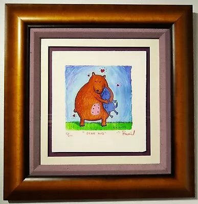 Matt Rinard  Bear Hug  (SN) Limited Edition Lithograph - Framed • $495