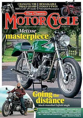 The Classic Motorcycle Magazine | Aug 2022 | Metisse Masterpiece • $14.99