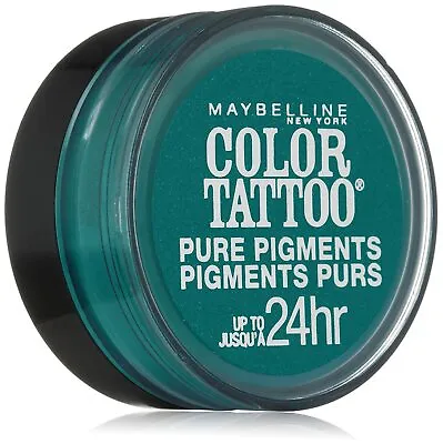 MAYBELLINE Color Tattoo Pure Pigments Eyeshadow 5 NEVER FADE JADE NEW! FREE SHIP • $4.43