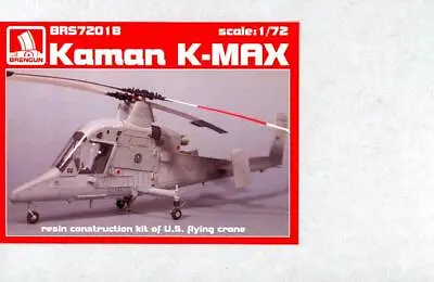 $69.99 • Buy Brengun Models 1/72 KAMAN K-MAX FLYING CRANE HELICOPTER Resin & PE Kit