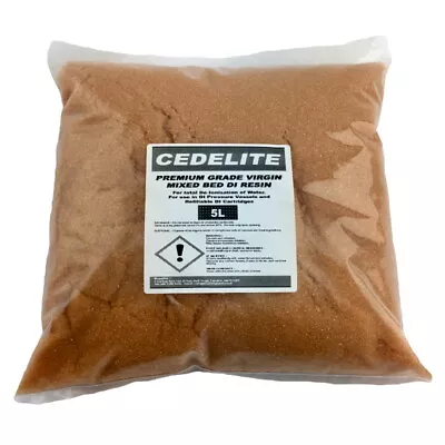 £29 • Buy 5L Virgin CEDELITE Highest Grade Mixed-bed DI Resin, Window Cleaning Etc