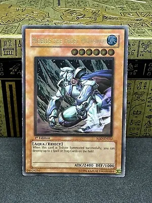 Yugioh Mobius The Frost Monarch SOD-EN022 Ultimate Rare 1st Edition LP • $97.15