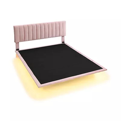 Queen Floating Bed With Motion Activated Night Lights Weight Capacity 660 LBS    • $273.25