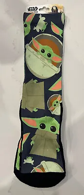 The Mandalorian Star Wars Baby Yoda The Child Grogu Socks Disney Adult Size L/XL • $11.99