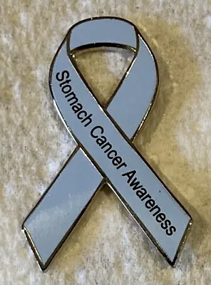 *NEW* Stomach Cancer Awareness Ribbon Enamel Periwinkle Badge / Brooch. Charity. • £3.99