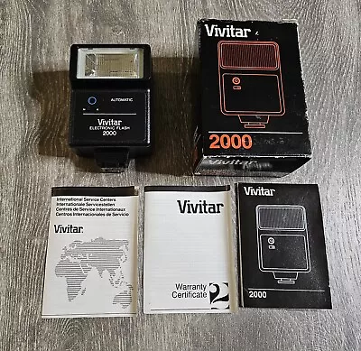 Vivitar 2000 - Electronic Flash Automatic  • $23.51