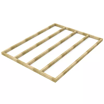 £89.99 • Buy Forest Shed Base For Overlap Sheds Steel & Timber 14kg 7.5cm 147cm Brown