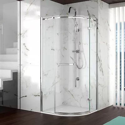 Merlyn 8 Series Frameless Quadrant Shower Enclosure 900mm X 900mm - 8mm Glass • £1101.95