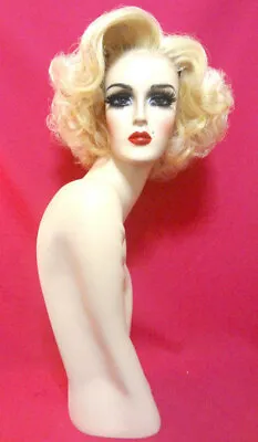 50s MARILYN MONROE WIG! Lace Front Custom Costume Drag Platinum Blond ALL COLORS • $196.88