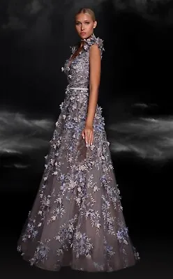 Mnm Couture Applique Ball Gown Size 8 • $1600