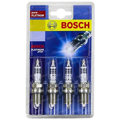 Bosch Platinum Spark Plug 4cyl Set For Nissan X-Trail T30 2.5L QR25DE 2002~2007 • $20.95