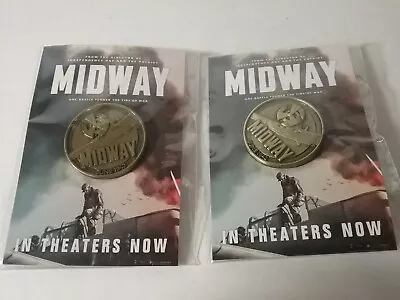 2 Midway Movie Promotional Promo Pins From AMC Theaters - NEW • $5.99