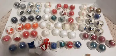 Lot Of 60 Vintage 70's Mini Plastic Football Helmet Plastic Egg Chiefs Dolphins • $39.99