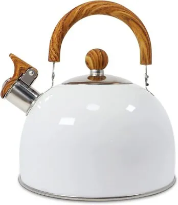 £18.49 • Buy 2.5L Whistling Kettle Camping Gas Hob Stainless Steel Gas Kettles With Whistle