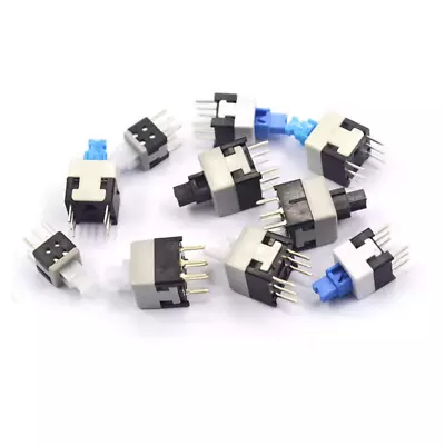 6 Pin Switch Push Button 5.8x5.8/7*7/8*8/8.5x8.5mm Self-locking Momentary Switch • $2.73