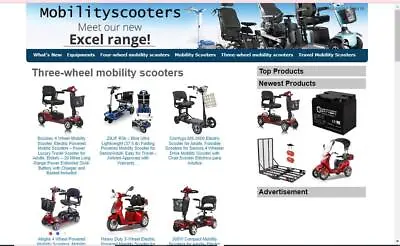 Mobility Scooter Store Autoplilot Affiliate Website - Make Money At Home • $12