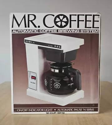 Vintage MR.COFFEE SR 12-Cup Automatic Coffeemaker SR-12 900W BRAND NEW • $95