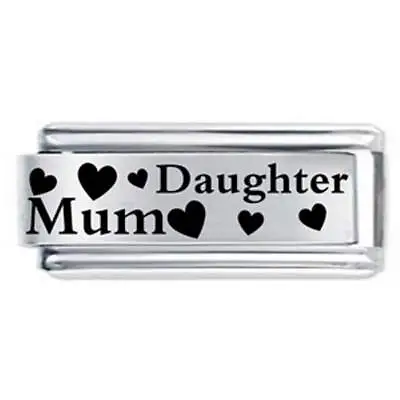 Daisy Charm 18mm Mum & Daughter Family * Compatible With Italian Charm Bracelets • £5.81