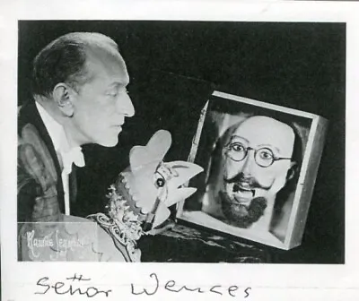 Senor Señor Wences Ed Sullivan Show Ventriloquist Signed Autograph Signed Photo • $29.99