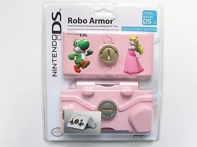 Nintendo DS Lite 3DS Yoshi Princess Peach Robo Armor PINK Hard Case Shell Mario • $22.40