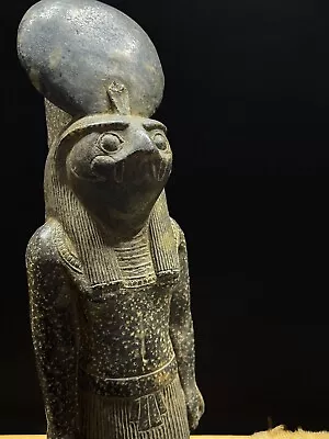 Handmade Natural Granite Egyptian God Amun Ra Handmade In Egypt • $1470