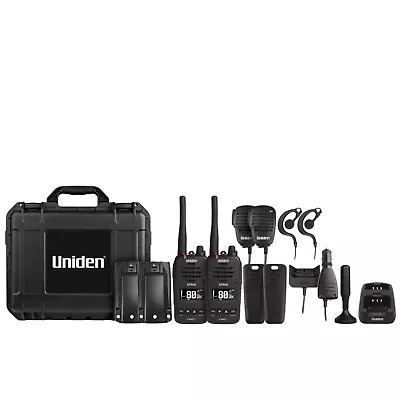 $649.95 • Buy Uniden XTRAK 50-2TP 5 Watt Waterproof IP67 Smart UHF Handheld Radio Twin Pack