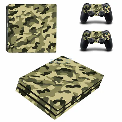 $21.74 • Buy BRAND NEW - For PlayStation 4 PRO PS4 PRO Camouflage Skin Sticker Set