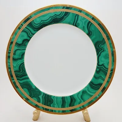 Christian Dior Gaudron Malachite Green Dinner Plate 54986 • $89.95