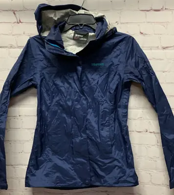 MARMOT Women's PreCip Eco Jacket Blue XS NEW • $34.99