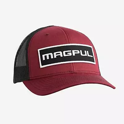 Magpul Wordmark Patch Trucker Cardinal/Black One Size • $31.24