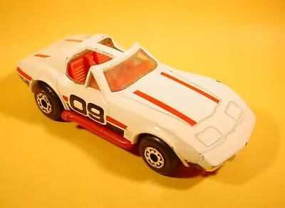 Matchbox White Corvette T Roof Mb40-c6 Loose • $1.37