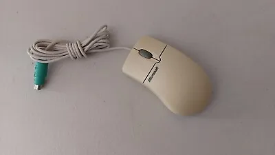 Vint Microsoft IntelliMouse Trackball 1.3 A PS/2 Compatible 5V 20mA 3892A378 #s3 • £15