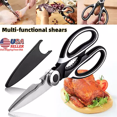 Kitchen Scissors Heavy Duty Stainless Steel Multipurpose Ultra Sharp Shears • $4.04