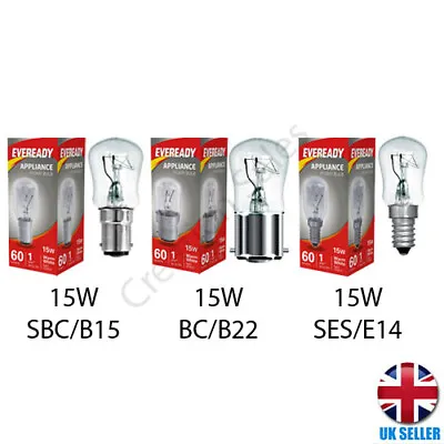 £4.48 • Buy 15w Pygmy Appliances Light Bulbs Sign Lamps SES E14 Small Screw B22 B15 Dimmable