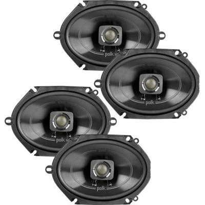 $327.79 • Buy 4) Polk DB572 75W RMS 5  X 7  Marine Certified Coaxial Car Speakers (2 Pairs)