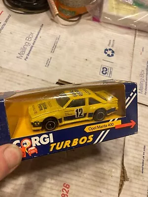 Vtg  Brand Nib Corgi Yellow Opel Manta 400 Telecom Mobile Phone #c102/3 Wow!! • $8.99