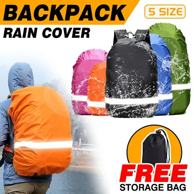 $12.88 • Buy Outdoor Foldable Backpack WaterProof Rain Cover Rucksack Camping Travel Bag