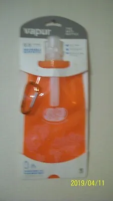 Vapur Water Bottle: The Anti-Bottle. 16oz BPA Free. Orange. Says Jelly Belly • $11.55