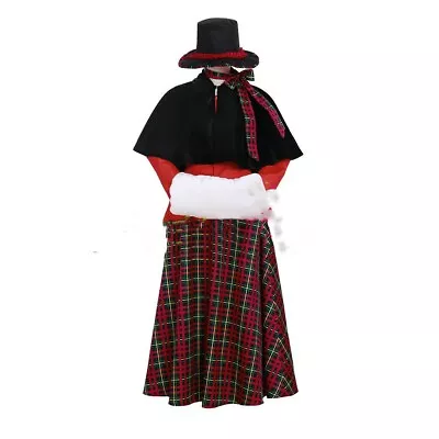 Charles Dickens Caroler Costume Victorian Yuletide Lady Christmas Fancy Dress # • $36.56