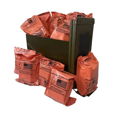 MREs (HDR) 20 Meal Combo Free Shipping Plus M548 (20mm) Ammo Can Used Grade 1 • $79.50