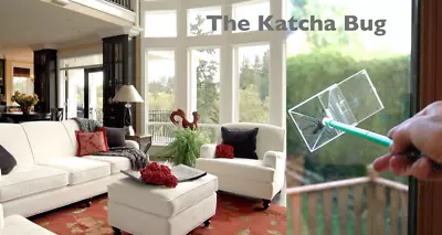 KATCHA BUG CATCHER 40cm Long! CATCH BUGS INSECTS NO KILL CONTACT MESS SPRAYS!! • $29.95