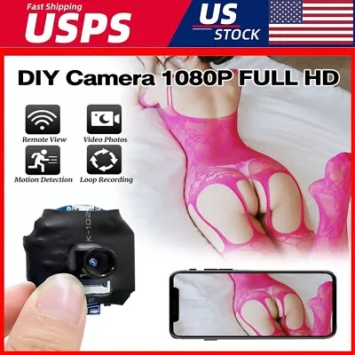 1080P HD Built-in Battery Micro Buttons DIY Camera Smallest Body Video Recorder • $27.22