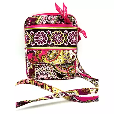 Vera Bradley Very Berry Paisley Clare Crossbody Shoulder Bag • $17.95