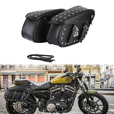 Motorcycle Side  Saddlebags Luggage For Kawasaki VN Vulcan Classic Nomad Drifter • $129.99