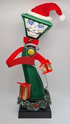 Vintage 1998 Telco Frank E. Post Animated Singing Lamp Post Christmas 22  WORKS • $45