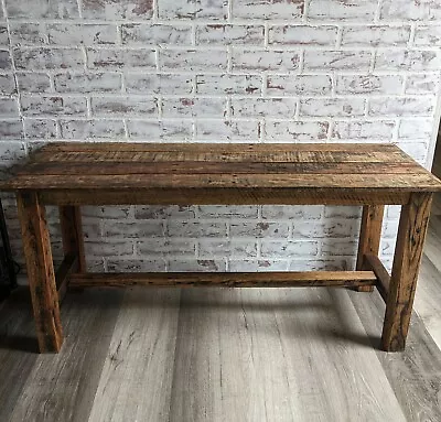 Reclaimed Pallet Wood Bench- Vintage Rustic Look- UpCycled *FREE SHIPPING* • $250