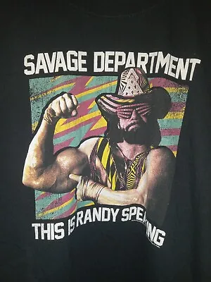 Macho Man Randy Savage Vintage Wrestling T Shirt Mens XL • $19.99