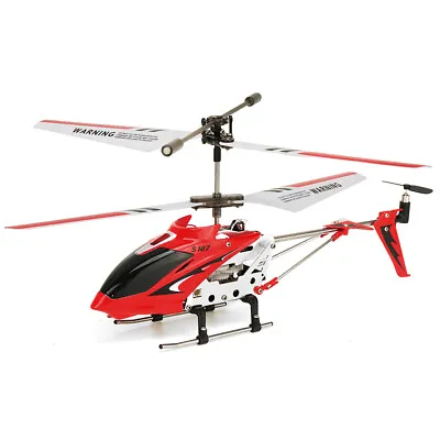 S107G 3CH Anti-collision Anti-fall Infrared Mini RC Helicopter With Gyro RTF Toy • $38.98