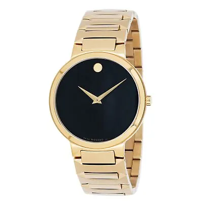 Movado 0607294 Men's Temo Black Dial Quartz Watch • $429