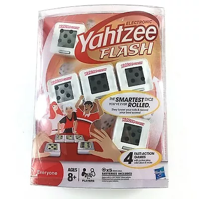 Hasbro Yahtzee Flash Electronic Dice - New In Box 4 Fast Action Games • $17.08